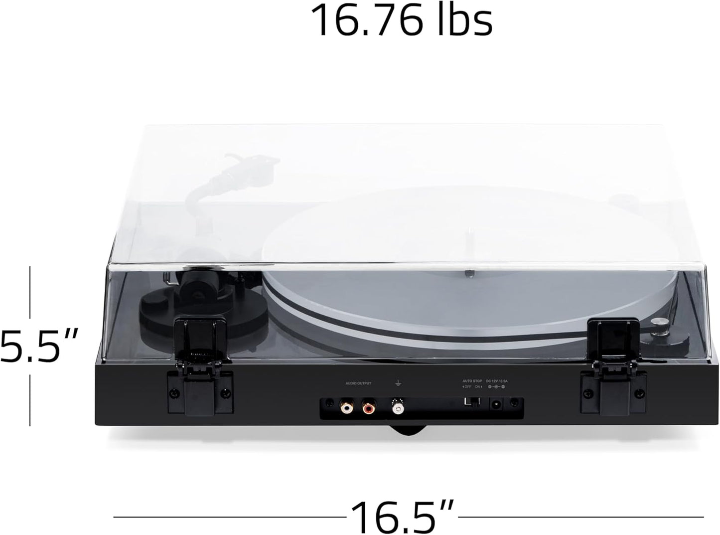 RT85 Turntable with Ortofon Cartridge, Acrylic Platter, Speed Control, and Vibration Isolation - High Fidelity Vinyl Record Player