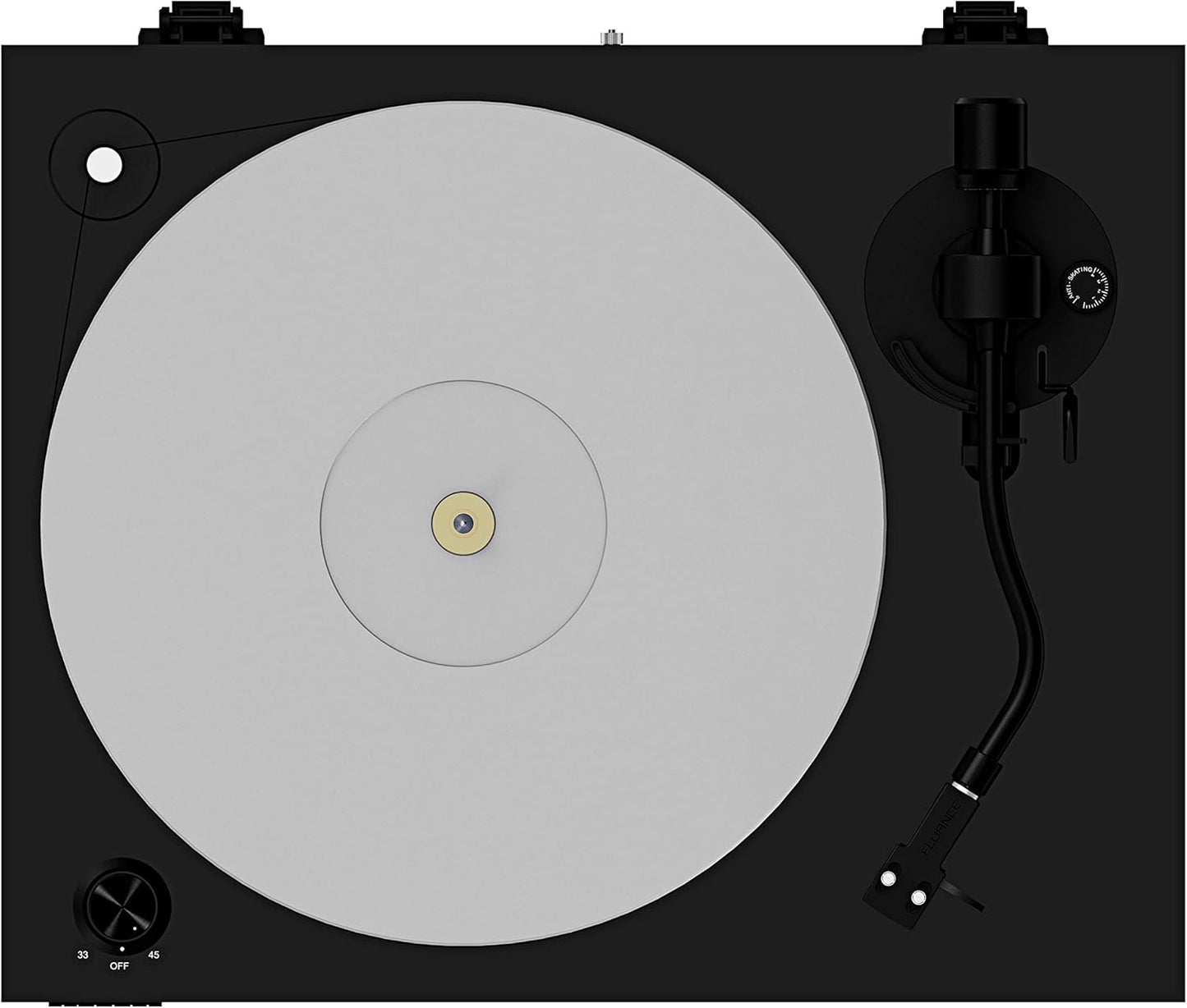 RT85 Turntable with Ortofon Cartridge, Acrylic Platter, Speed Control, and Vibration Isolation - High Fidelity Vinyl Record Player