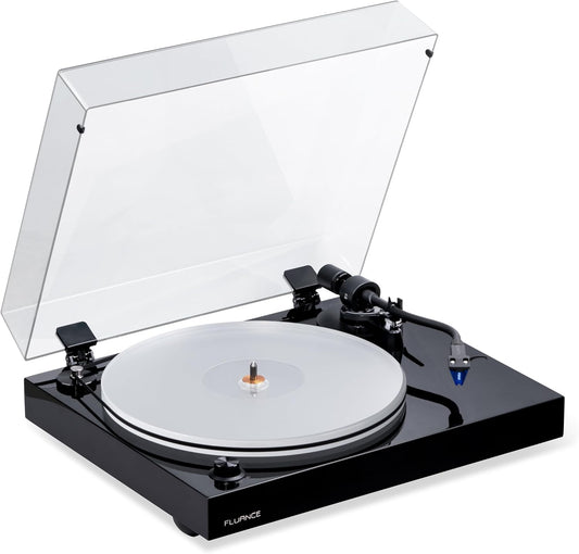 RT85 Turntable with Ortofon Cartridge, Acrylic Platter, Speed Control, and Vibration Isolation - High Fidelity Vinyl Record Player